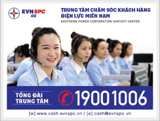 Số điện thoại tổng đài Trung tâm Chăm sóc khách hàng Điện lực miền Nam